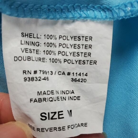 Motherhood Maternity Blouse Blue Size Medium - Picture 10 of 10